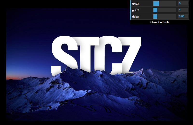 Image Split In Tiles Effect Using JS & Some CSS