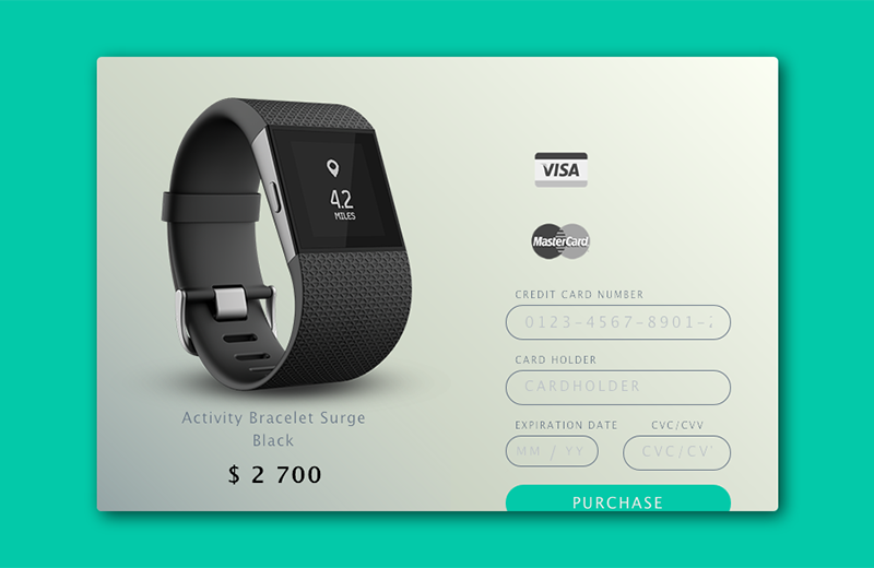 Credit Card Checkout - Daily UI #002