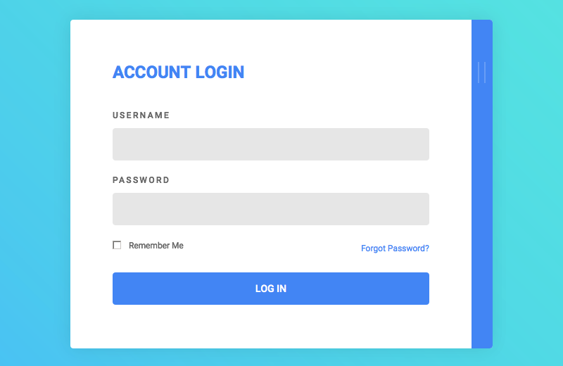 Login Form - Modal