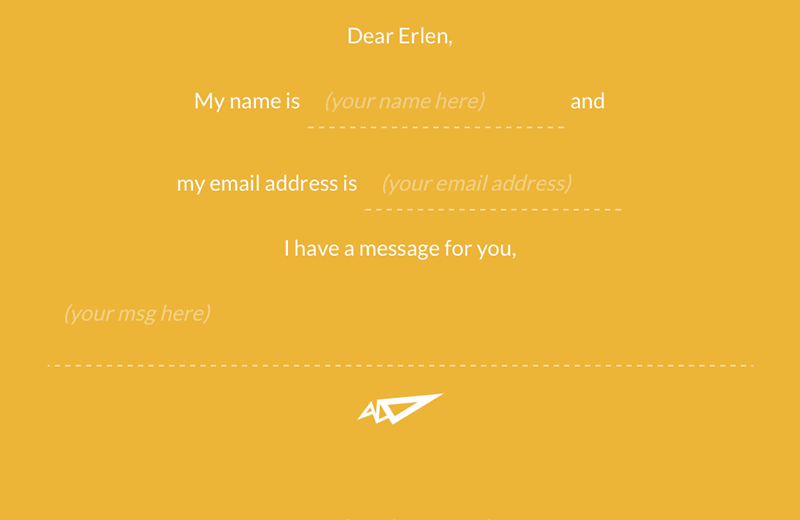 Quick Minimal Contact Form