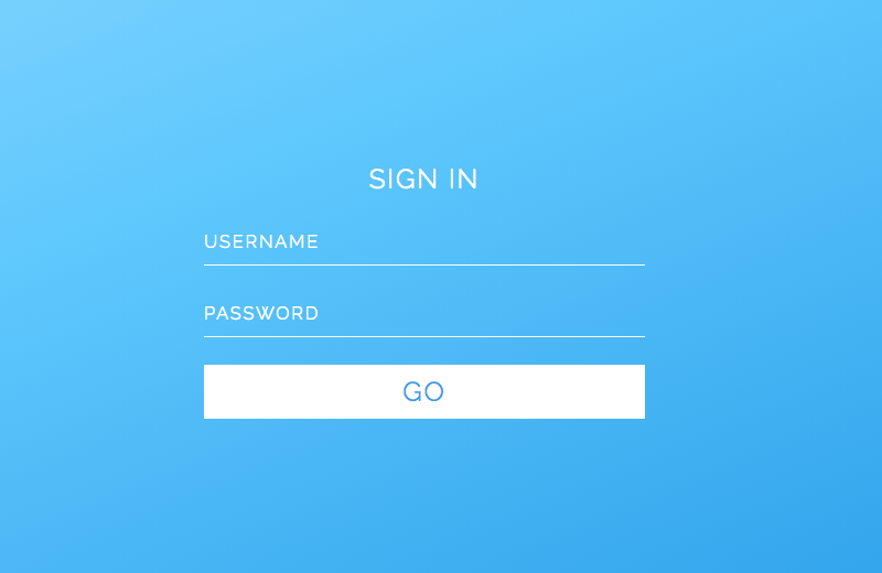 Sign In Button and Form
