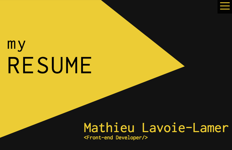 My Resume