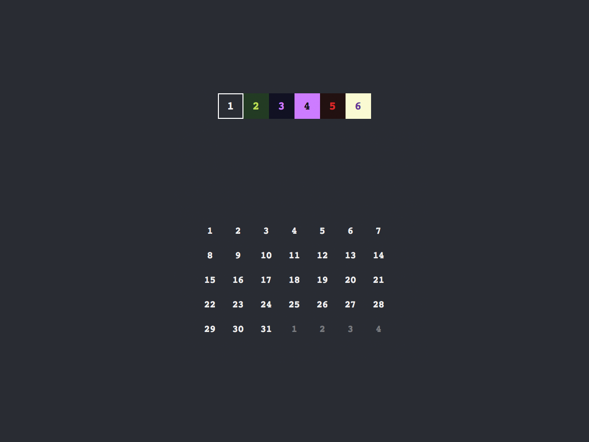 Windows 10 Calendar Effect
