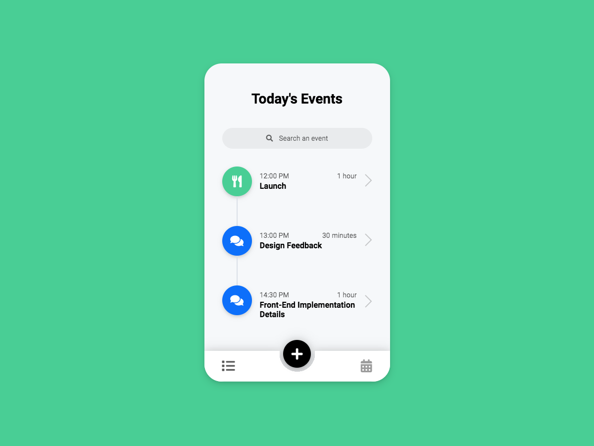 Simple Calendar and Scheduler App