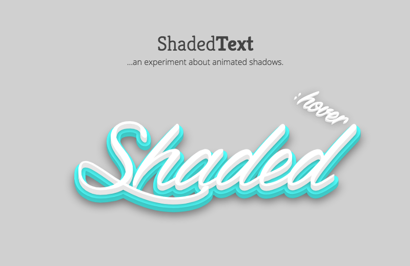 Shaded Text