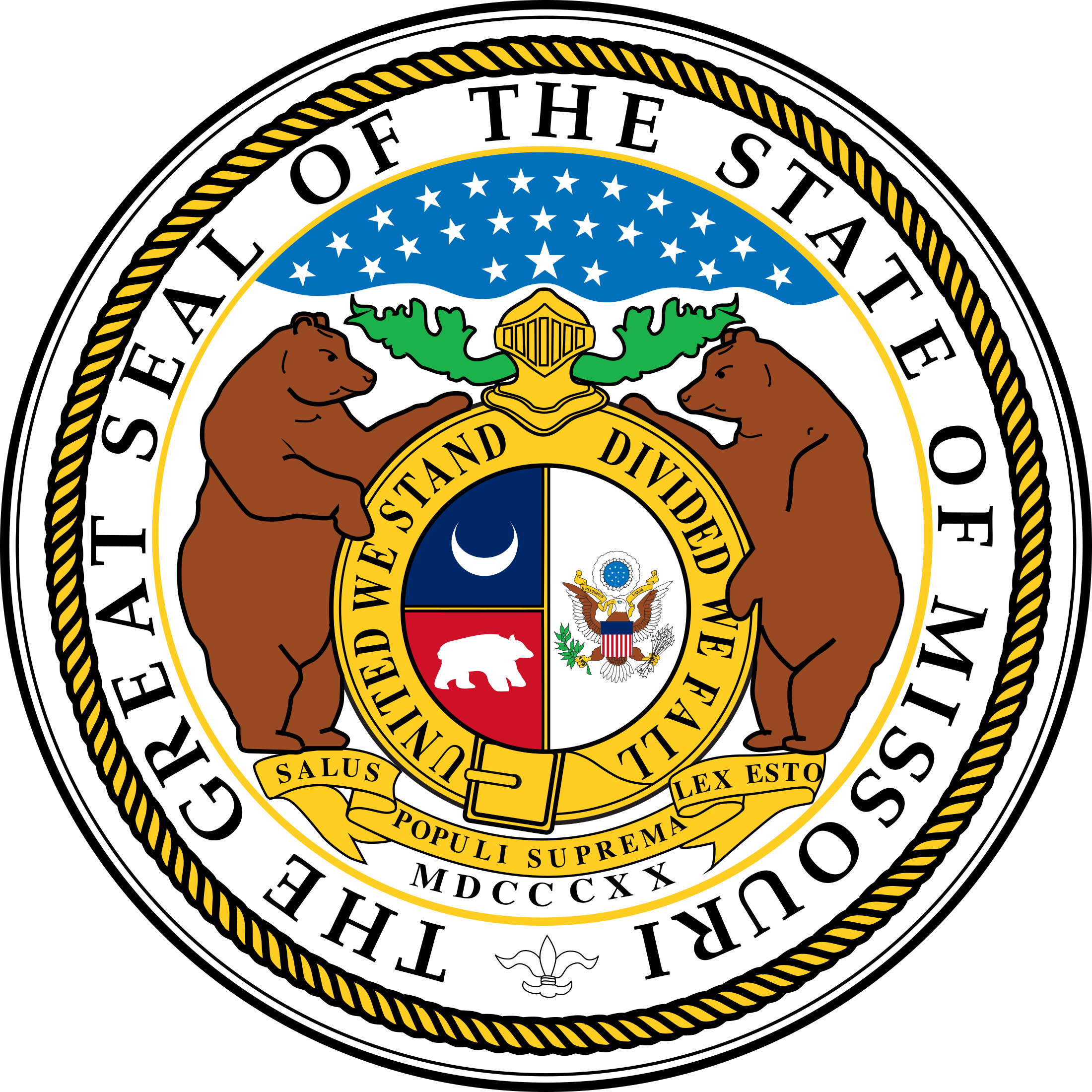 Missouri State Seal PNG SVG Vector Freebie Supply