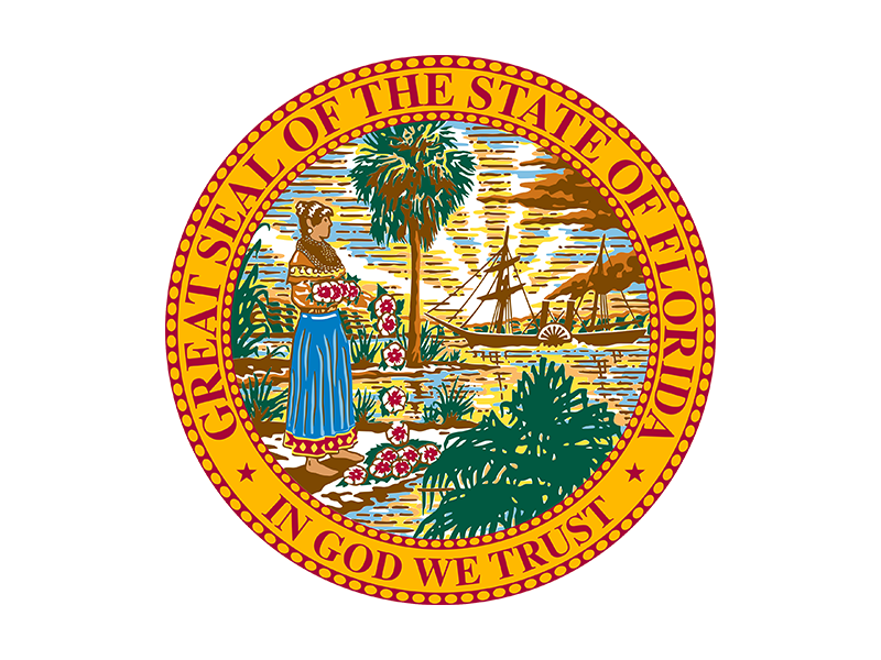 Florida State Seal PNG & SVG Vector - Freebie Supply
