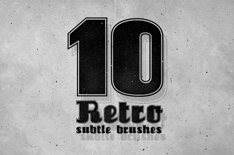 10 Photoshop Subtle Brushes