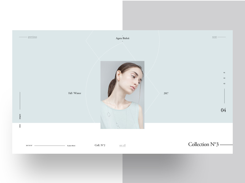 Agata Bielen Template: Free PSD