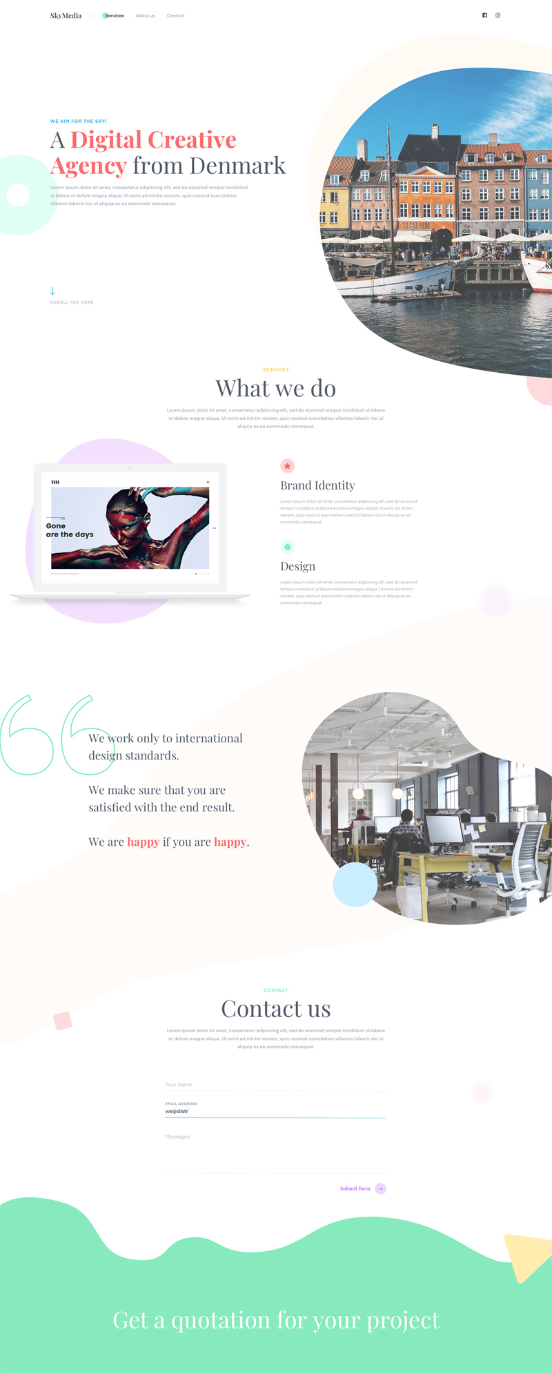 Agency Landing Page Template