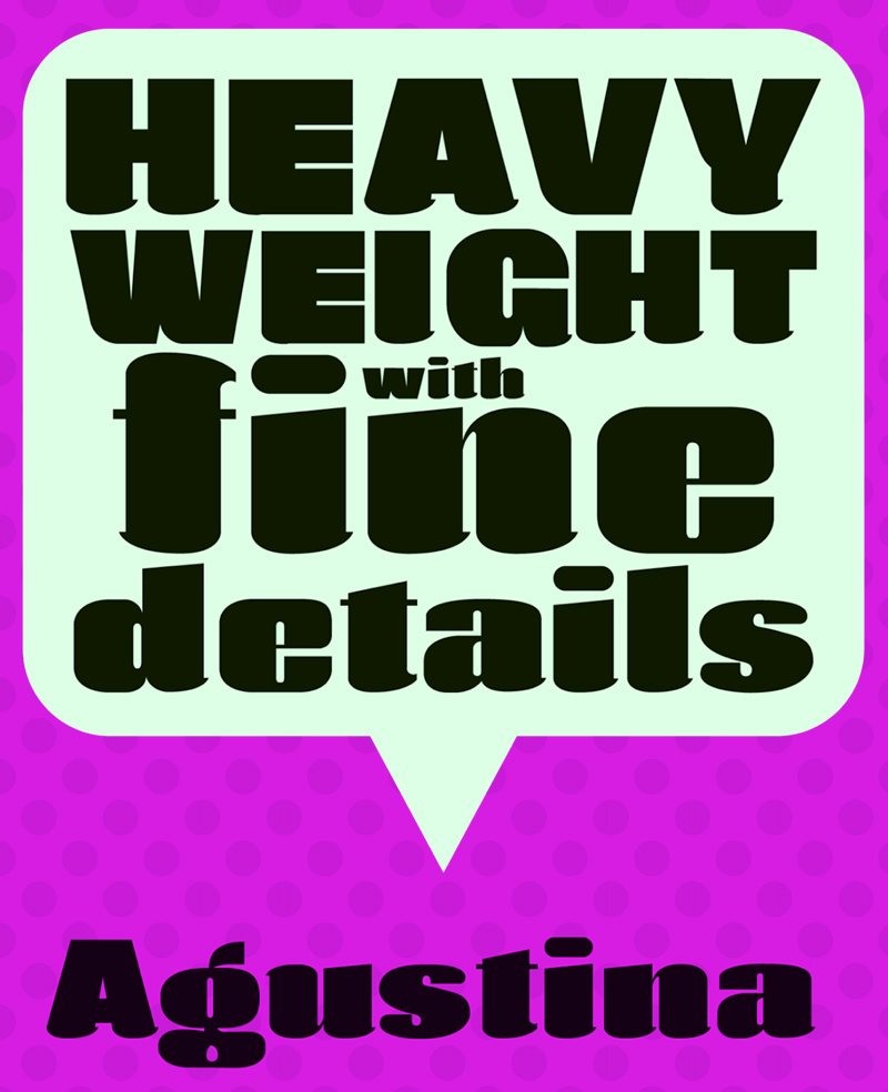 Agustina Font Preview 1