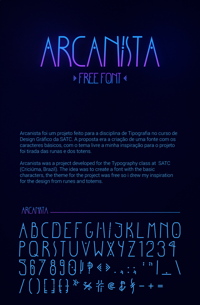 Arcanista - Free Font