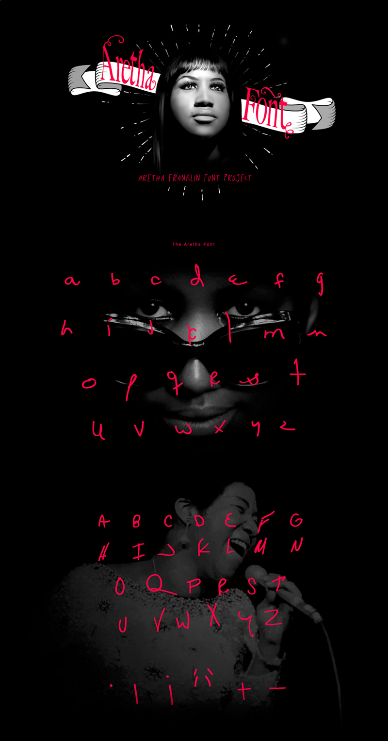 Aretha Franklin Tribute Font Preview 1