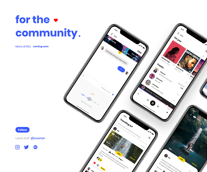 Backpack - UI Kit For Adobe XD Preview 4