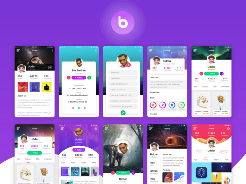 Bas UI Kit by Uddin