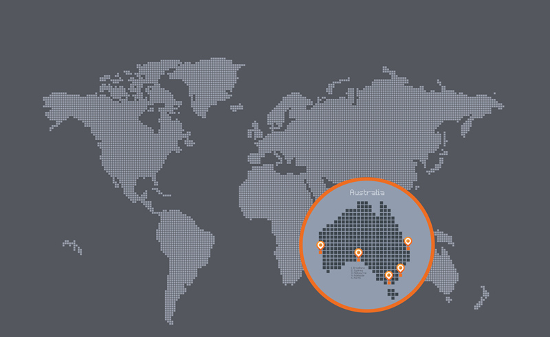 Dot World Map Vector