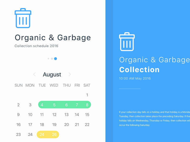Calendar Concept for Sketch