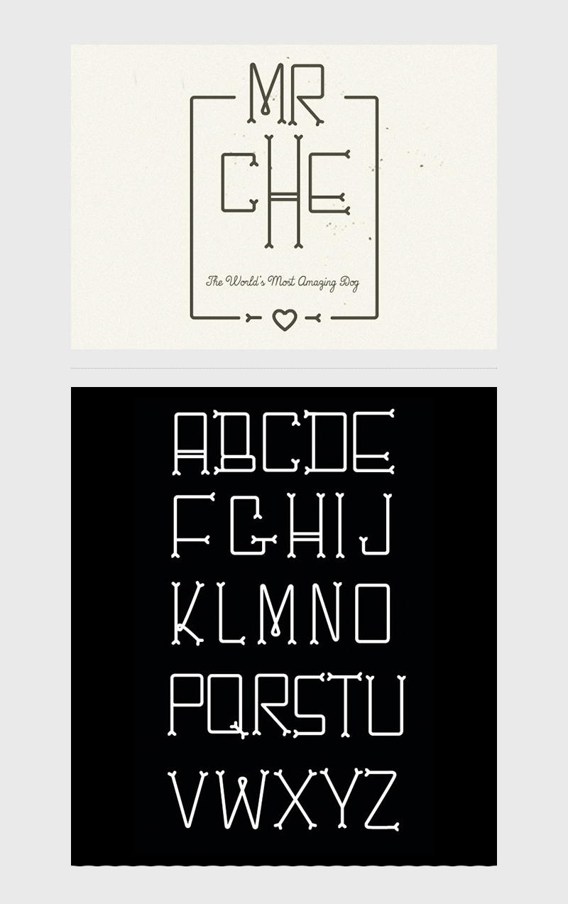 ches bone font