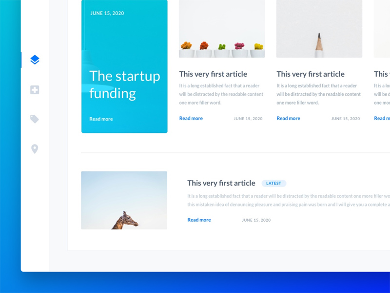 Dashboard UI Concept - Sketch Freebie