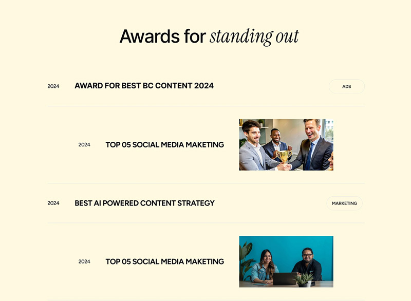 Digital Marketing Agency Landing Page