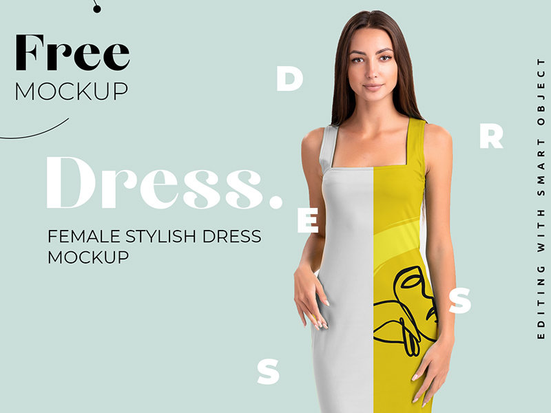 Download Dress Mockup - Free PSD - Freebie Supply