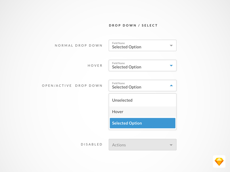 Drop Down UI Pack