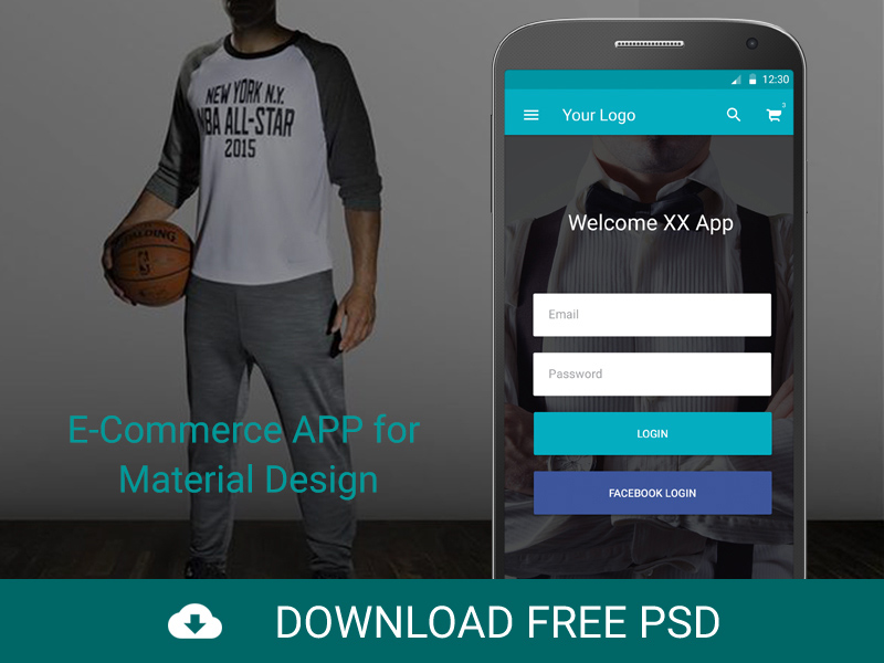 E-Commerce APP For Material Design