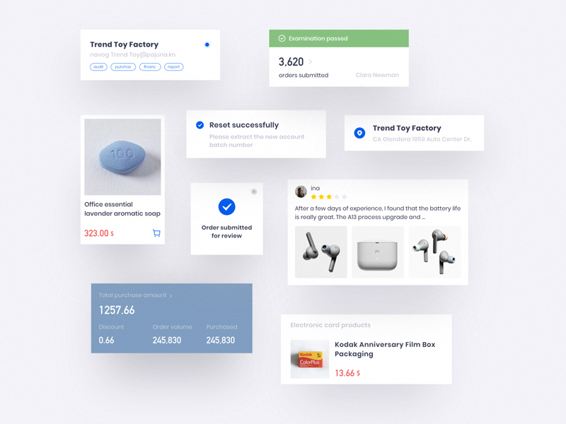 E-Commerce UI Elements