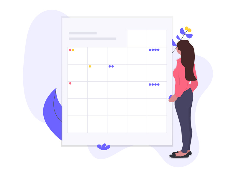 Events SVG Illustration