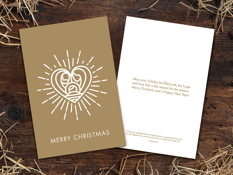 Family Christmas Card  Freebie Supply