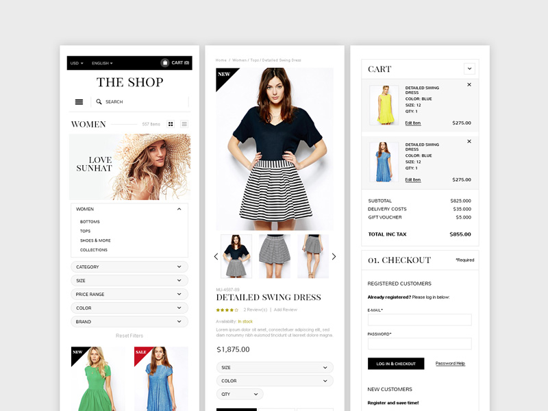 Fashion Ecommerce Store Template by Iqdesign Studio
