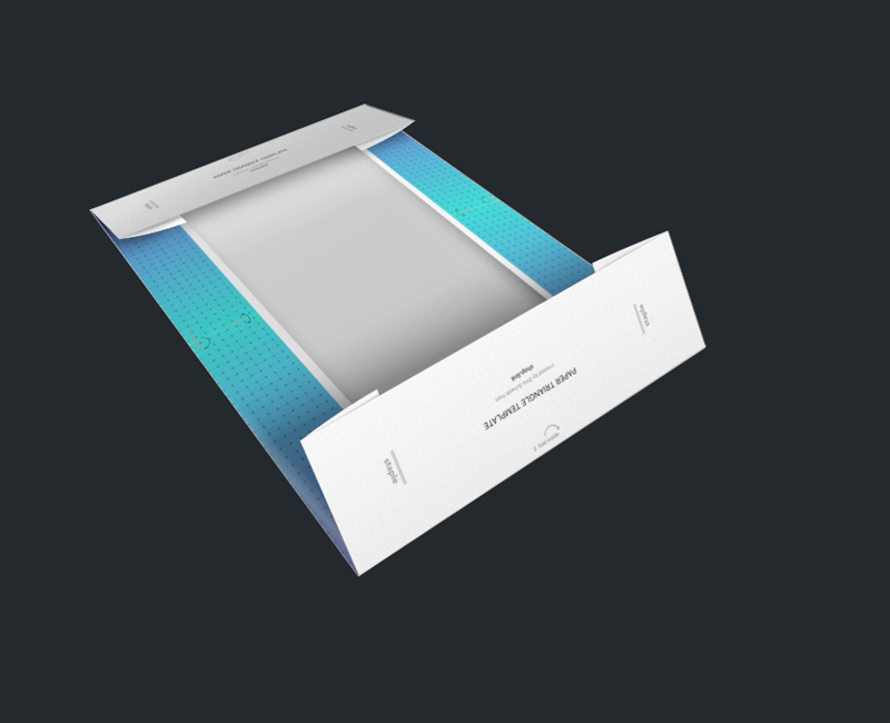 Faux 3D Paper Triangle Template for Sketch