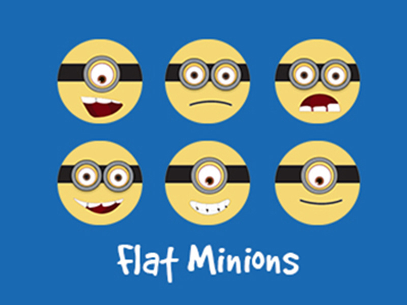 Flat Minions - Freebie Supply flat-minions-freebie-supply
