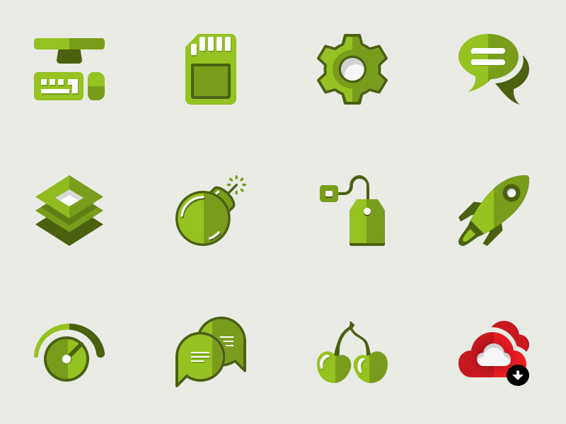 Flatrice Icons PSD