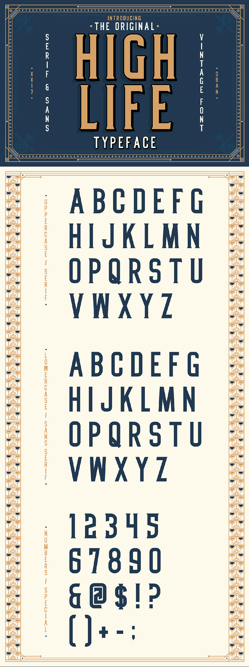 Lettering Font - High Life