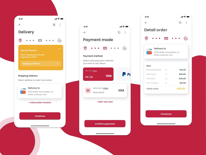 Food Ordering App Kit - Sketch Resource
