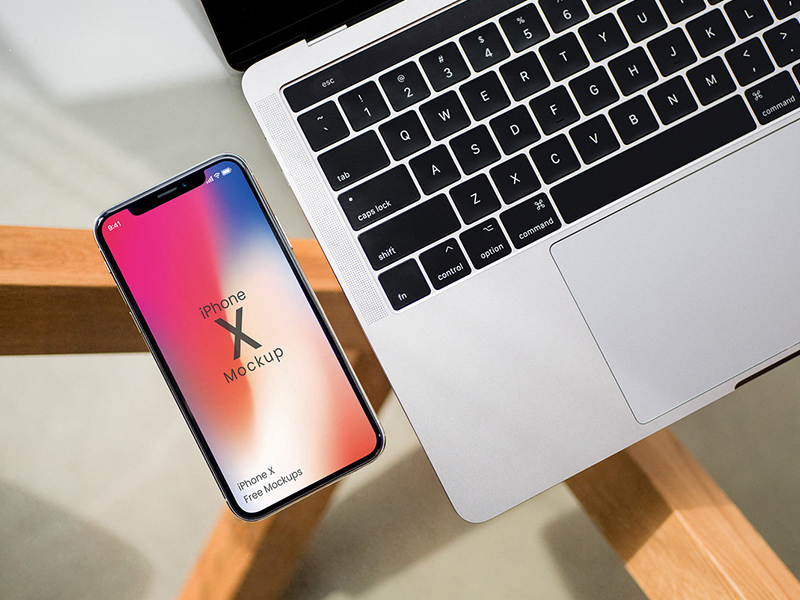 iPhone X PSD Mockup
