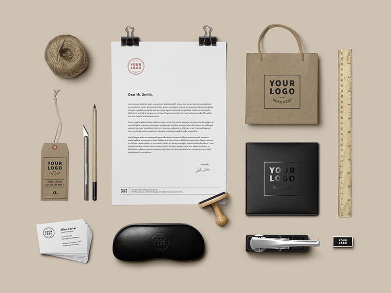 Free Stationary Mockup