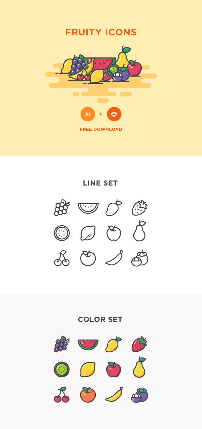 Free Fruity Icons