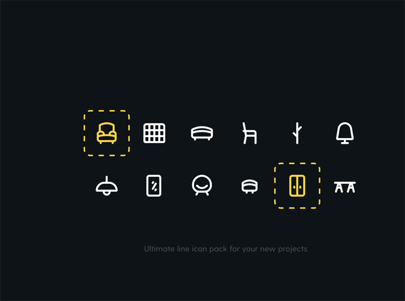 Furniture Icons Pack