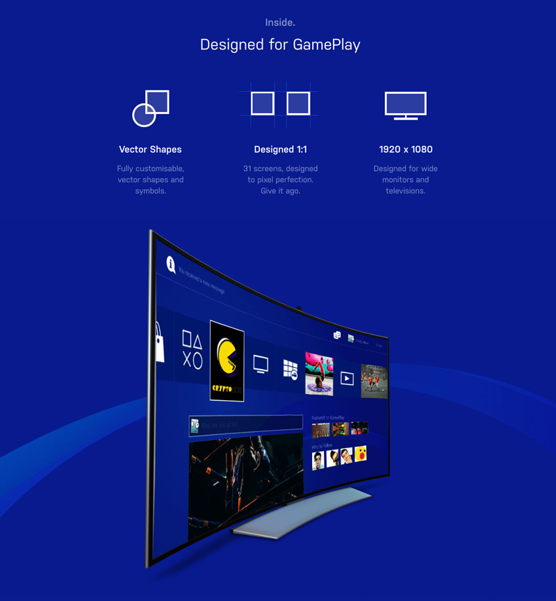 Adobe XD UI Kit – Gaming Console 3