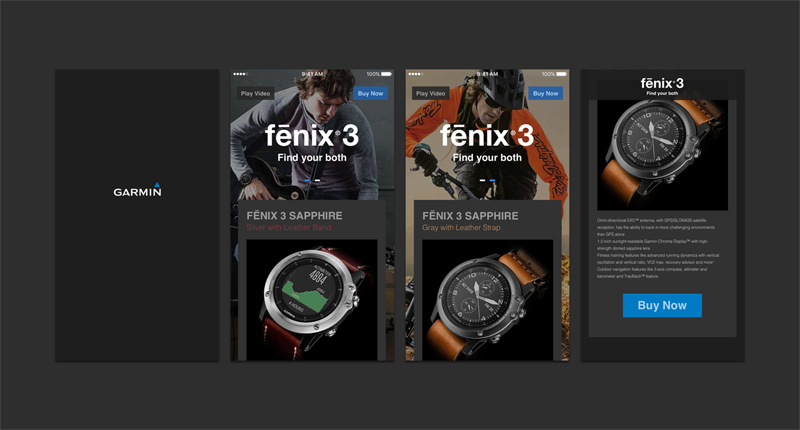 Garmin Fenix 3 Shopping UI Concept - Sketch Resource