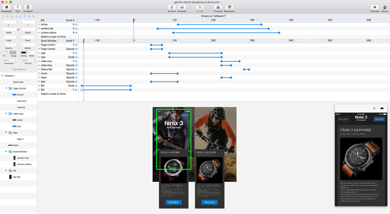 Garmin Fenix 3 Shopping UI Concept - Sketch Resource
