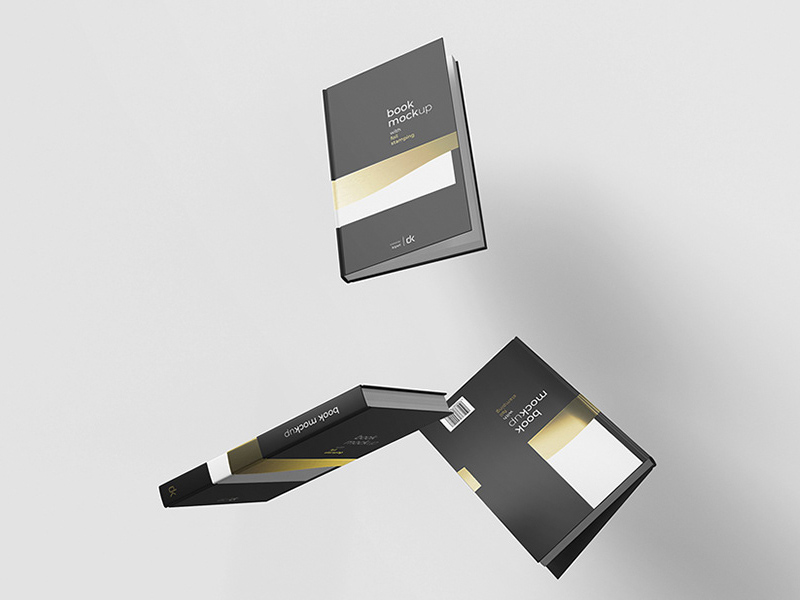 Hardcover Book Mockup PSD