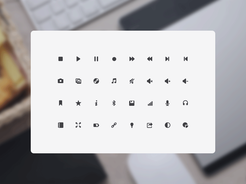 Icons Set From Shakuro - Free Resource