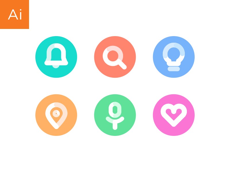 Colorful Icon Set
