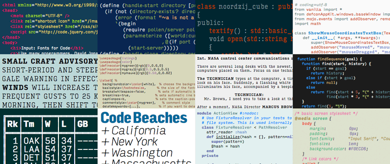 Input - Flexible System of Fonts