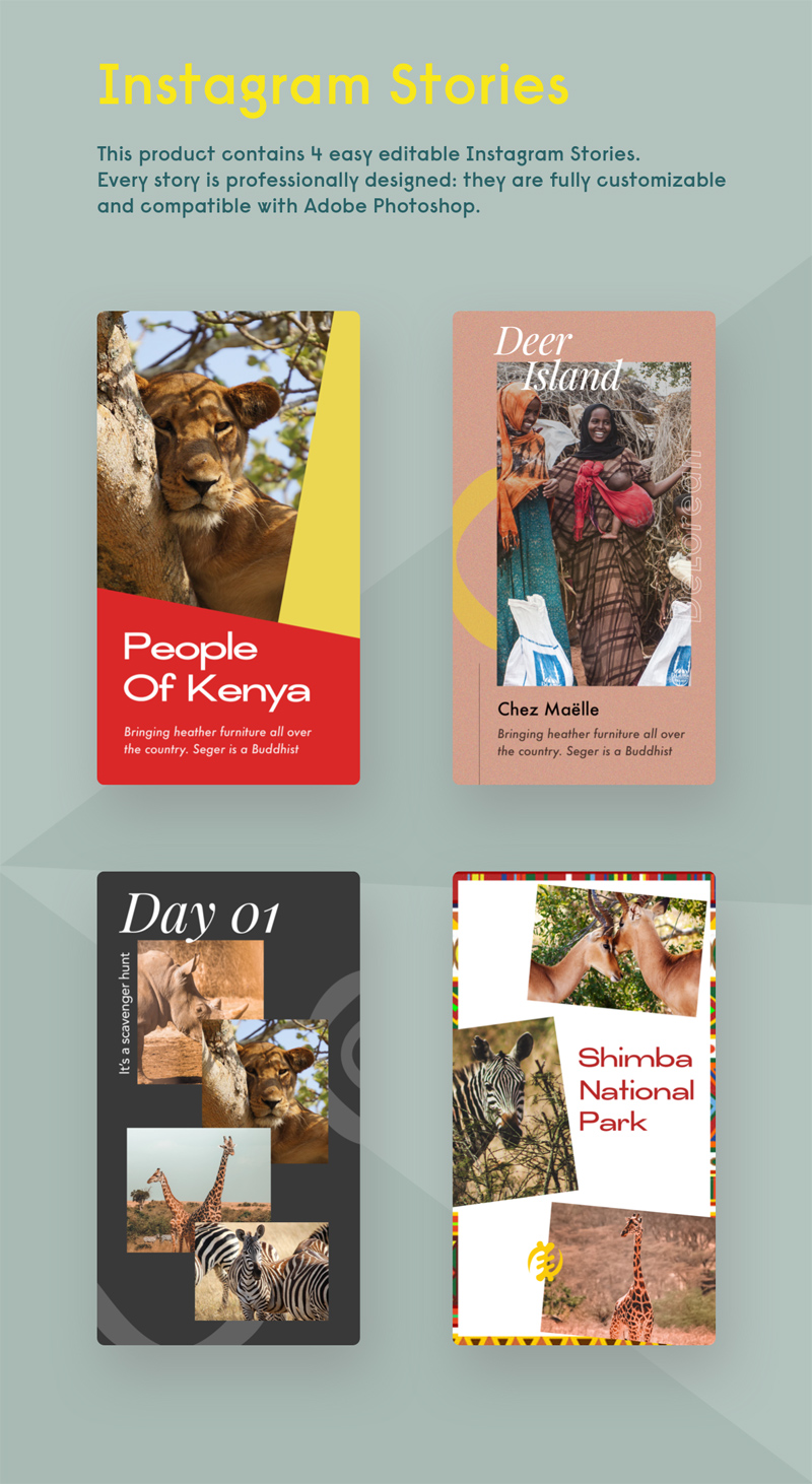 Instagram Stories Templates Vol 2 by Vasanth Ramachandran