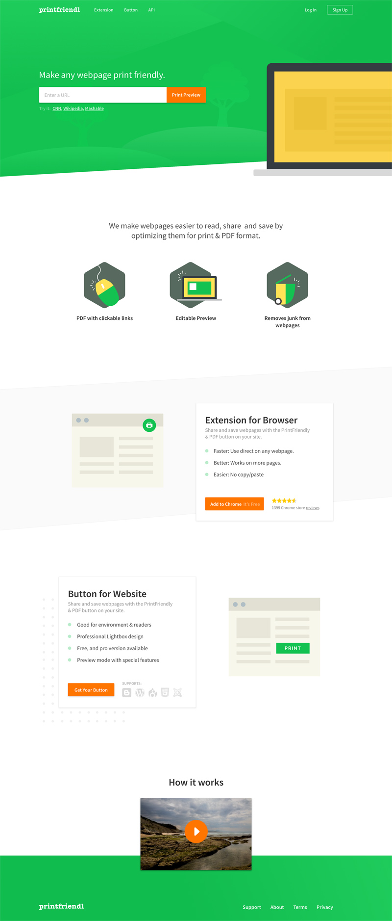 Landing Page Sketch Template