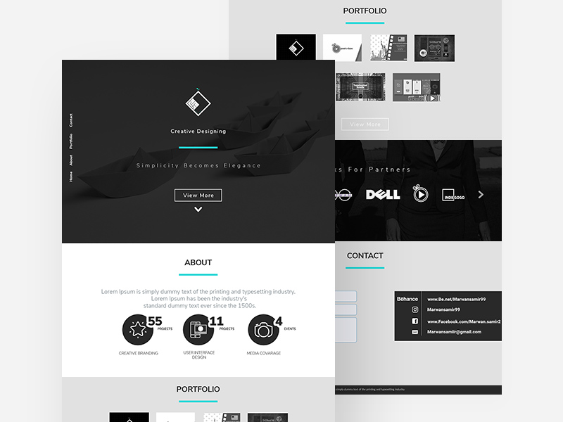 Landing Website Template - Free Resource